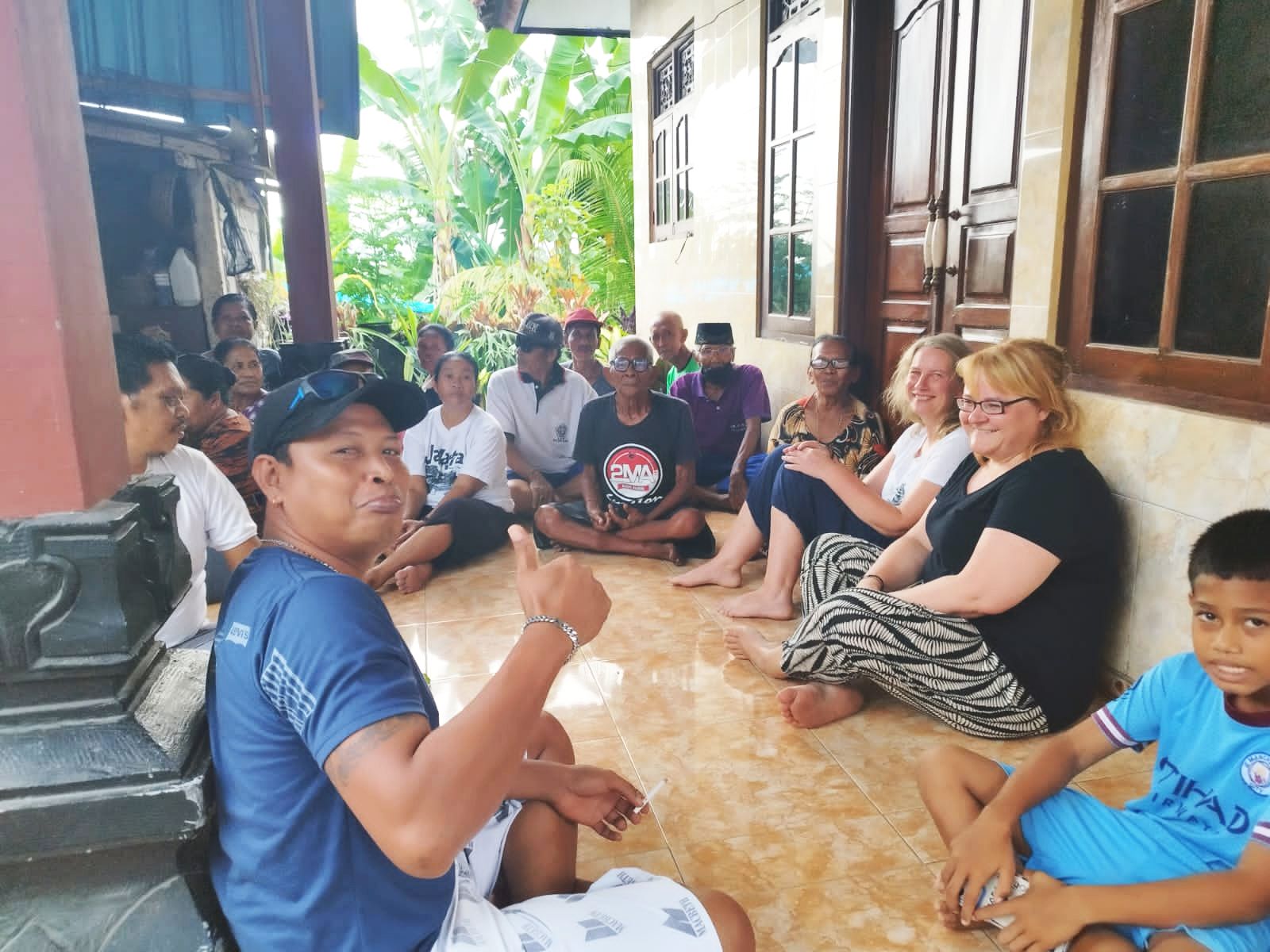 Meeting with the people